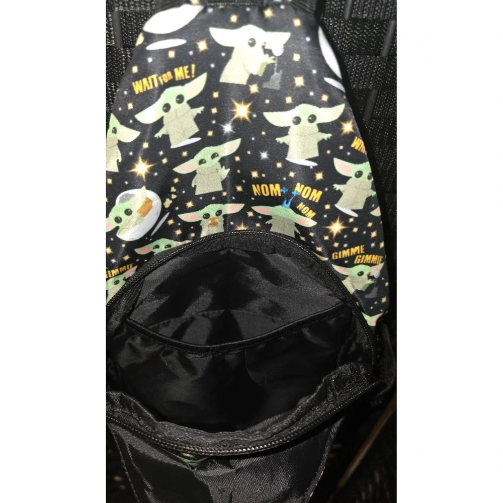 Grogu Baby Yoda Crossbody Sling Backpack Star Wars The Mandalorian Unique Custom